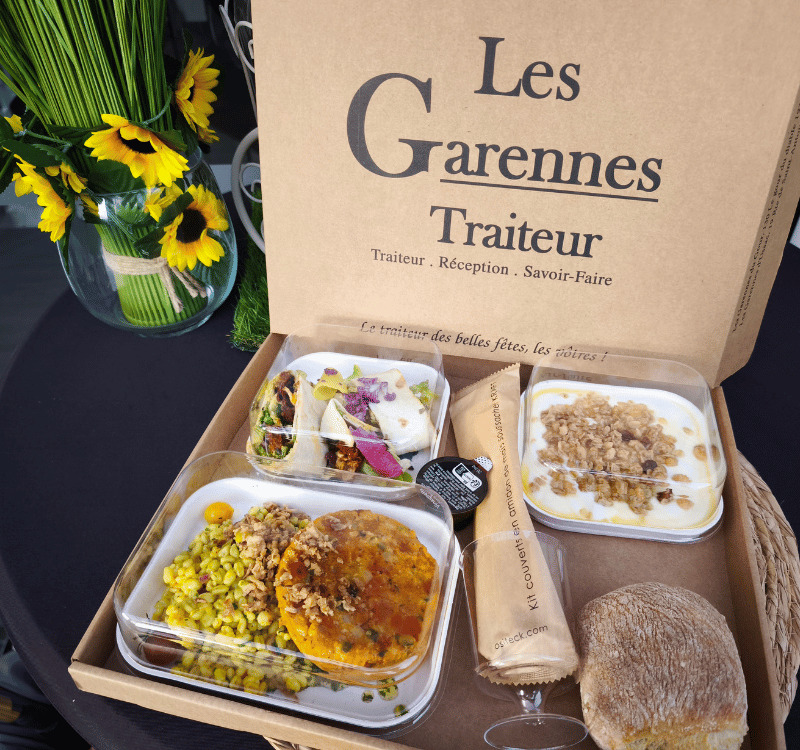 Plateaux  à emporter Végétarien Les Garennes du Gour Traiteur Brive